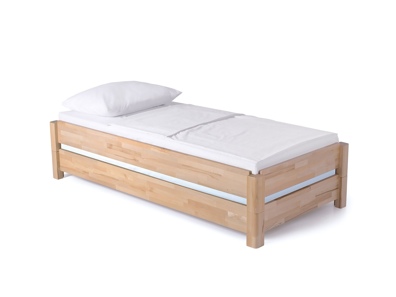 Dico Stapelbett Feldberg STB.02, Buche lackiert, 2er Set,  Lieferumfang 2er Set
