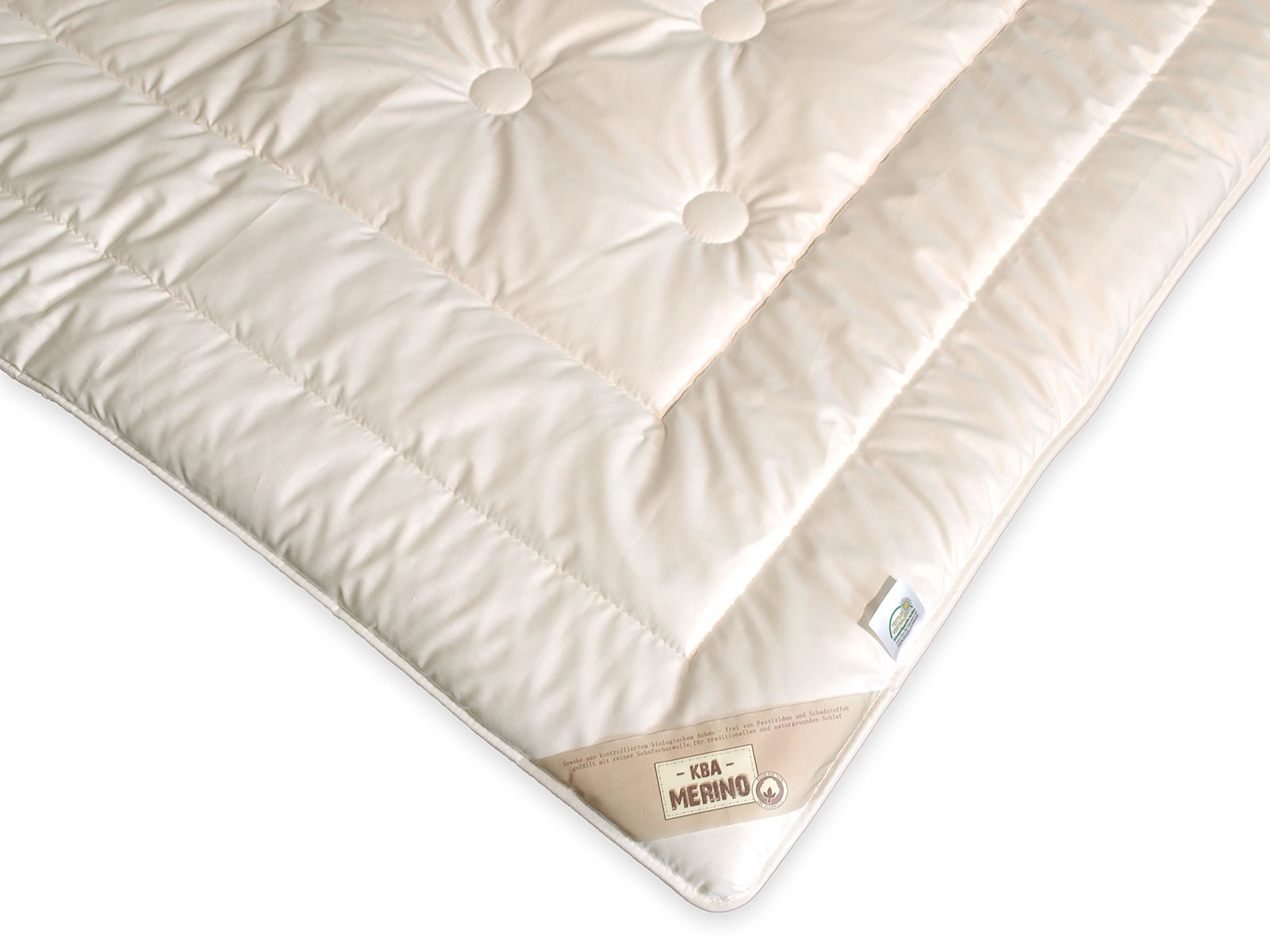 Bio-Extra-Leichtsteppbett Merino