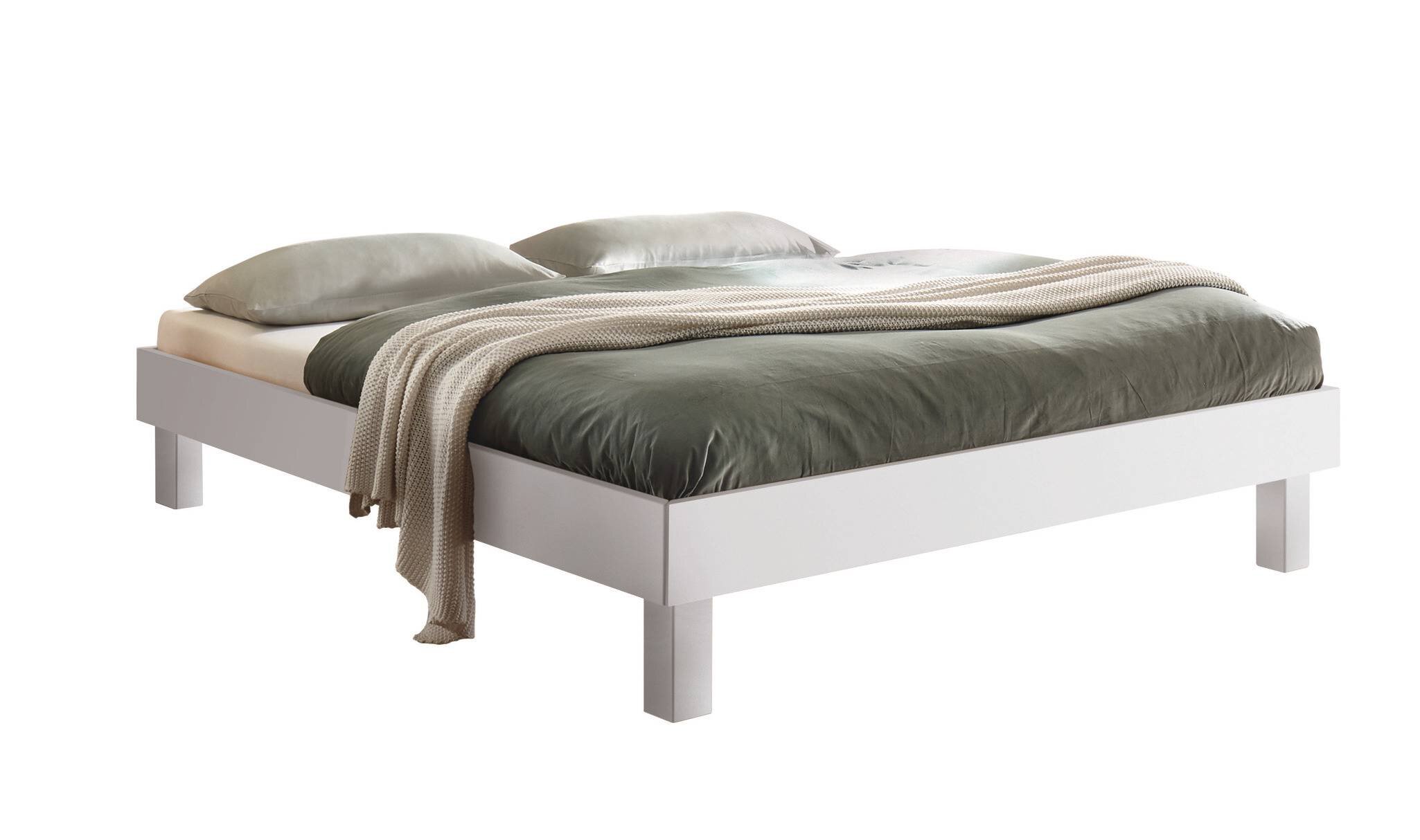Weiss deckend, lackiert, MDF